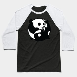 Yin and Yang Panda and Orca Baseball T-Shirt